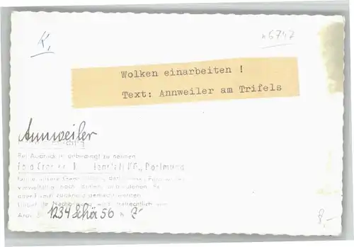 Annweiler Trifels Annweiler  * / Annweiler am Trifels /Suedliche Weinstrasse LKR