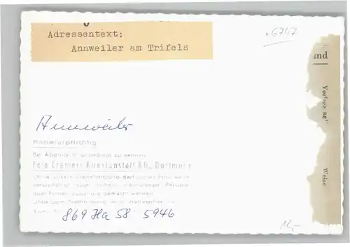 Annweiler Trifels Annweiler  * / Annweiler am Trifels /Suedliche Weinstrasse LKR