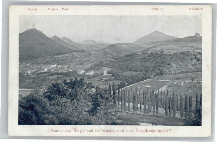 Annweiler Trifels * Nr. wu29091 oldthing Ansichtskarten RheinlandPfalz
