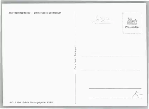 Bad Rappenau Schwaerzberg-Sanatorium   *