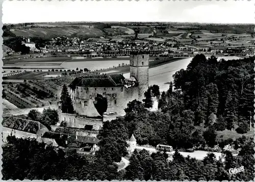 Gundelsheim Fliegeraufnahme Burg Guttenberg *