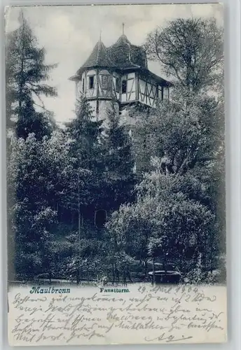 Maulbronn Kloster Faustturm x