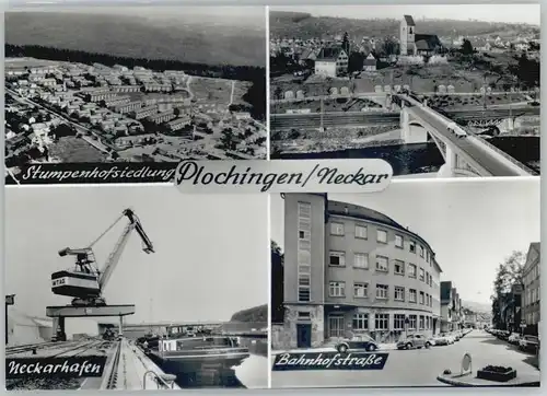 Plochingen Hafen Stumpenhofsiedlung Bahnhofstrasse *