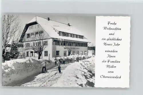 wu38166 Seewald Kleinformat Hotel Oberwiesenhof * Kategorie. Seewald Alte Ansichtskarten