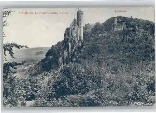 Lichtenstein Wuerttemberg Schloss Forsthaus *