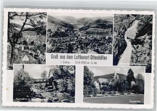 Ottenhoefen Schwarzwald Ottenhoefen Schwarzwaldmuehle Wasserfall Edelfrauengrab x / Ottenhoefen im Schwarzwald /Ortenaukreis LKR