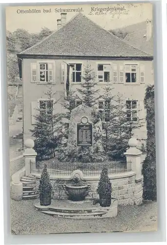 Ottenhoefen Schwarzwald Ottenhoefen Krieger Denkmal x / Ottenhoefen im Schwarzwald /Ortenaukreis LKR