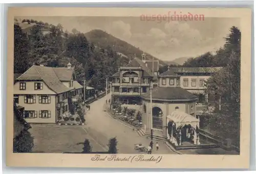 Bad Peterstal-Griesbach Bad Peterstal Stempel auf AK * / Bad Peterstal-Griesbach /Ortenaukreis LKR