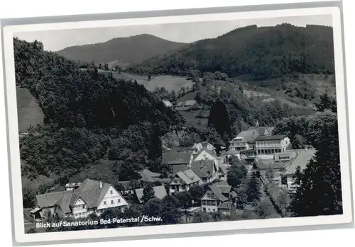 Bad Peterstal-Griesbach Bad Peterstal Sanatorium * / Bad Peterstal-Griesbach /Ortenaukreis LKR