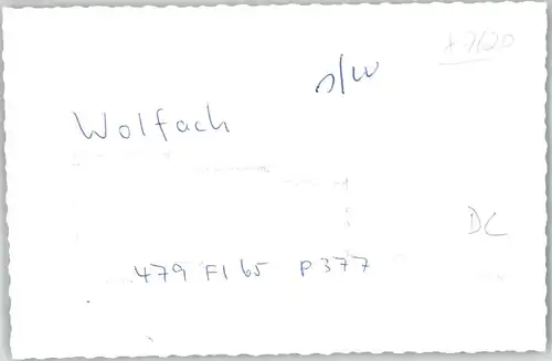 Wolfach Fliegeraufnahme *