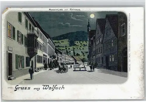 Wolfach Wolfach Marktplatz Rathaus * / Wolfach Schwarzwald /Ortenaukreis LKR