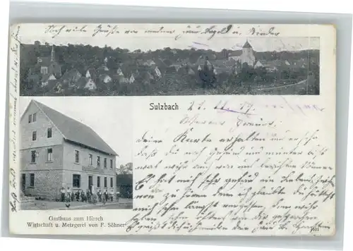 Lautenbach Renchtal SulzbachGasthaus Zum Hirsch x