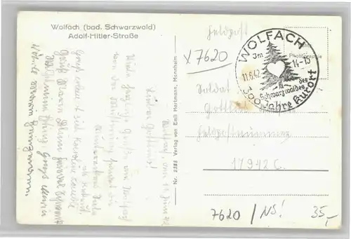 Wolfach Wolfach A. H. Strasse x / Wolfach Schwarzwald /Ortenaukreis LKR