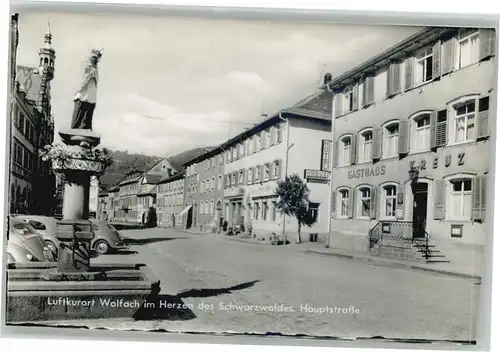 Wolfach Gasthaus Kreuz Hauptstrasse *