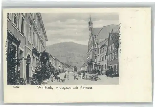 Wolfach Marktplatz Rathaus *