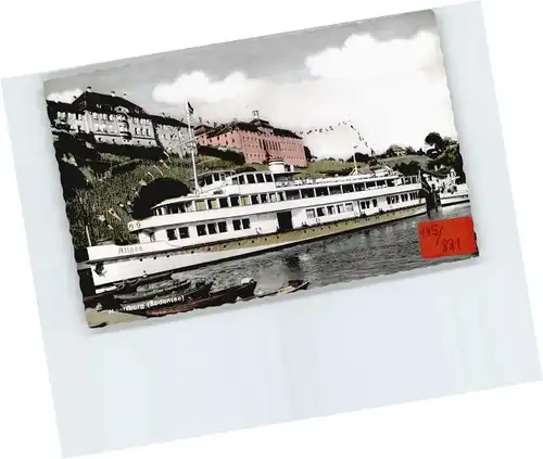 wu48409 Meersburg Bodensee Meersburg Dampfer Allgaeu * Kategorie. Meersburg Alte Ansichtskarten