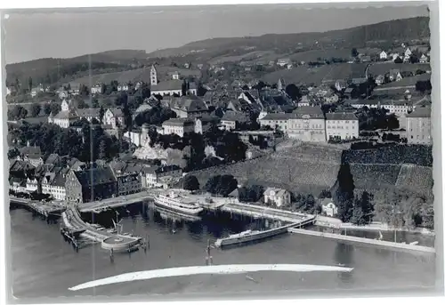 wu48423 Meersburg Bodensee Meersburg Fliegeraufnahme * Kategorie. Meersburg Alte Ansichtskarten