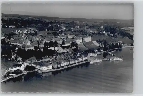 wu48425 Meersburg Bodensee Meersburg Fliegeraufnahme * Kategorie. Meersburg Alte Ansichtskarten