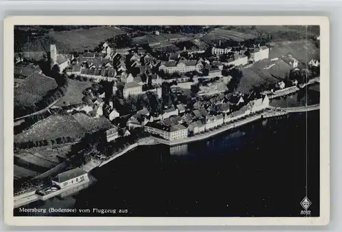 wu48455 Meersburg Bodensee Meersburg Fliegeraufnahme x Kategorie. Meersburg Alte Ansichtskarten