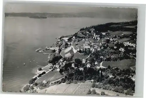 wu48742 Meersburg Bodensee Meersburg Fliegeraufnahme * Kategorie. Meersburg Alte Ansichtskarten