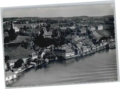 wu48749 Meersburg Bodensee Meersburg Fliegeraufnahme * Kategorie. Meersburg Alte Ansichtskarten