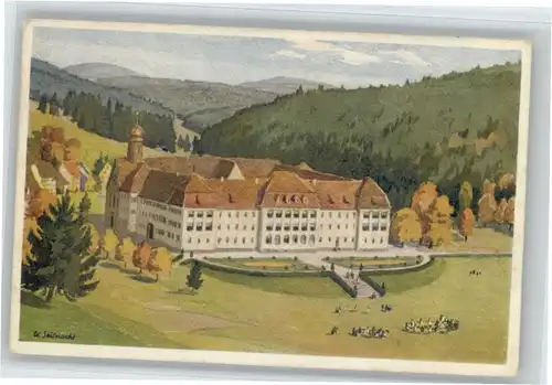 Friedenweiler Kinderheim Schloss Friedenweiler Kuenstler W. Seilnacht x
