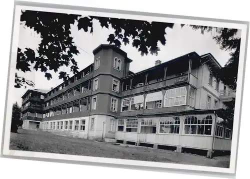 Hoechenschwand Sanatorium Sonnenhof *
