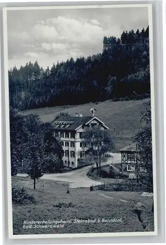 Bonndorf Schwarzwald Bonndorf Erholungsheim Steinabad * / Bonndorf /Waldshut LKR