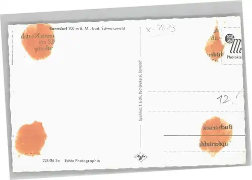 Bonndorf Schwarzwald Bonndorf  * / Bonndorf /Waldshut LKR