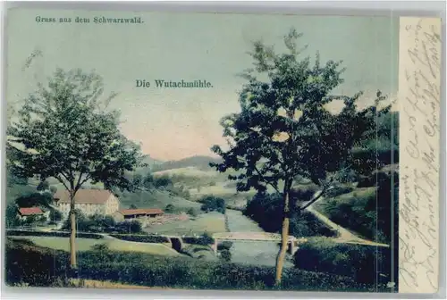 Bonndorf Schwarzwald Bonndorf Wutachmuehle [Stempelabschlag] x / Bonndorf /Waldshut LKR