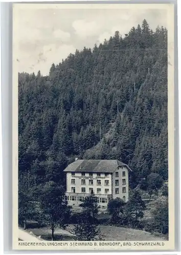 Bonndorf Schwarzwald Bonndorf Erholungsheim Steinabad * / Bonndorf /Waldshut LKR