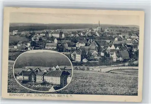 Bonndorf Schwarzwald Bonndorf Krankenhaus x / Bonndorf /Waldshut LKR