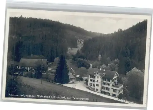 Bonndorf Schwarzwald Bonndorf Kindererholungsheim Steinabad * / Bonndorf /Waldshut LKR