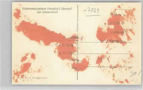 Bonndorf Schwarzwald Bonndorf Kindererholungsheim Steinabad * / Bonndorf /Waldshut LKR