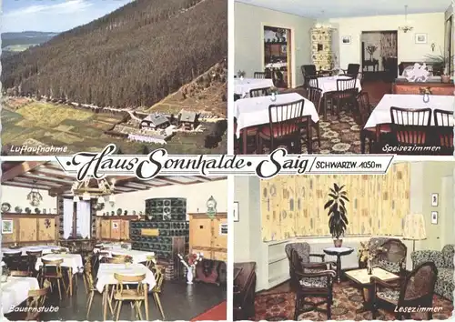 Saig Haus Sonnhalde Speisezimmer Bauernstube Lesezimmer *