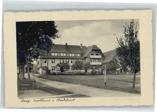 Saig Schwarzwald Saig Gasthaus Hochfirst * / Lenzkirch /Breisgau-Hochschwarzwald LKR