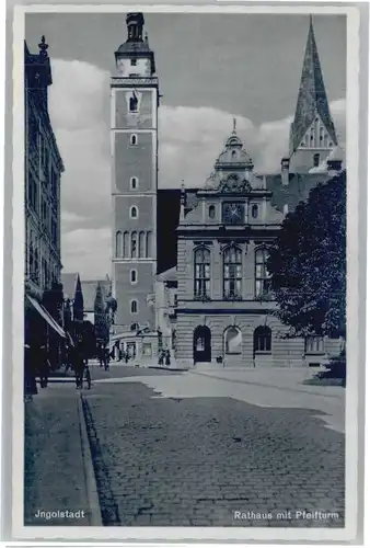 Ingolstadt Rathaus Pfeifturm *