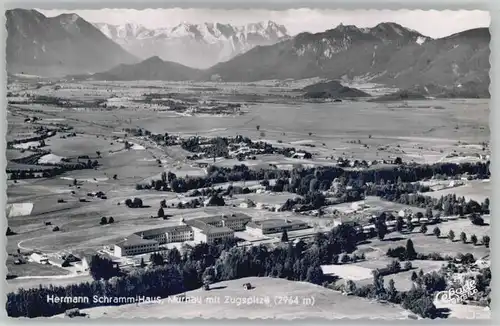 Murnau Fliegeraufnahme Hermann Schramm Haus *