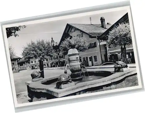 Miesbach Markt Brunnen *