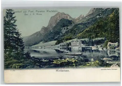 Ramsau Berchtesgaden Hintersee Gasthof Post Pension Wartstein *