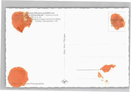 Luetzenhardt Hotel Pension Schwarzwaldklause *