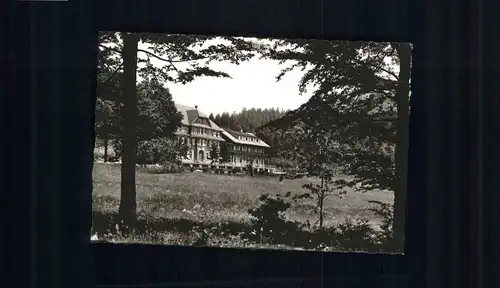 Sasbachwalden Sanatorium Breitenbrunnen *