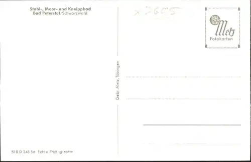 Bad Peterstal-Griesbach Bad Peterstal  * / Bad Peterstal-Griesbach /Ortenaukreis LKR