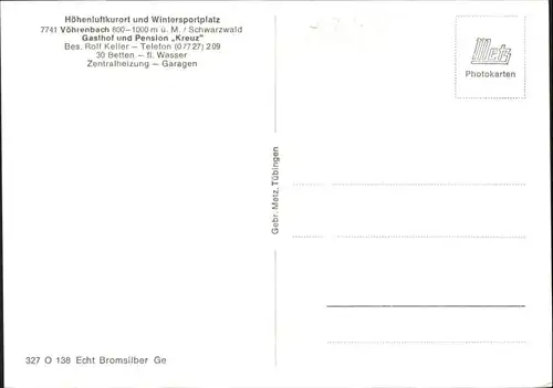 Voehrenbach Gasthaus Kreuz *