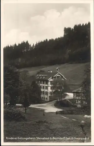 Bonndorf Schwarzwald Bonndorf Kindererholungsheim Steinabad * / Bonndorf /Waldshut LKR