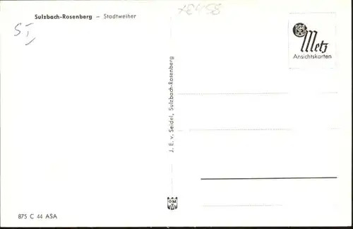 Sulzbach-Rosenberg Stadtweiher *