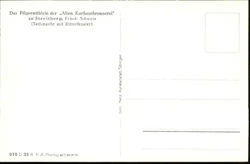 Streitberg Oberfranken Kurhausbrennerei *