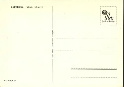 Egloffstein Fraenkische Schweiz *