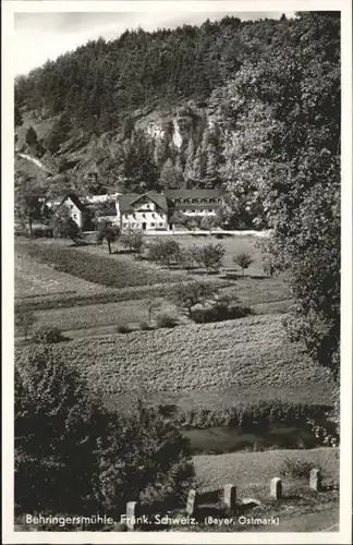 Behringersmuehle Bayerische Ostmark Fraenkische Schweiz Gasthof Heinlein *