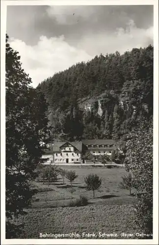 Behringersmuehle Bayerische Ostmark Fraenkische Schweiz Gasthof Heinlein *